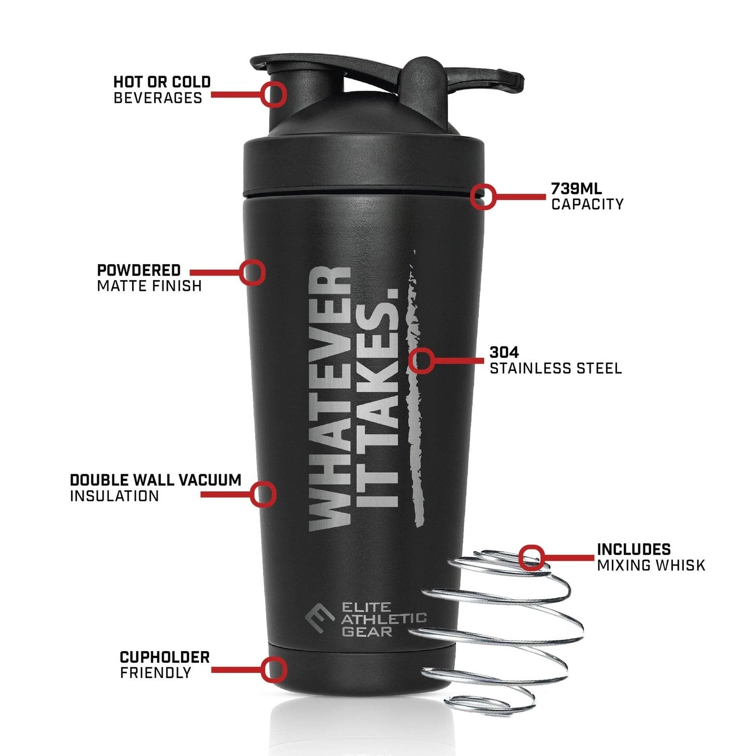Elite Athletic Gear Whatever It Takes Shaker Cup kaufen bei HighPowered.ch