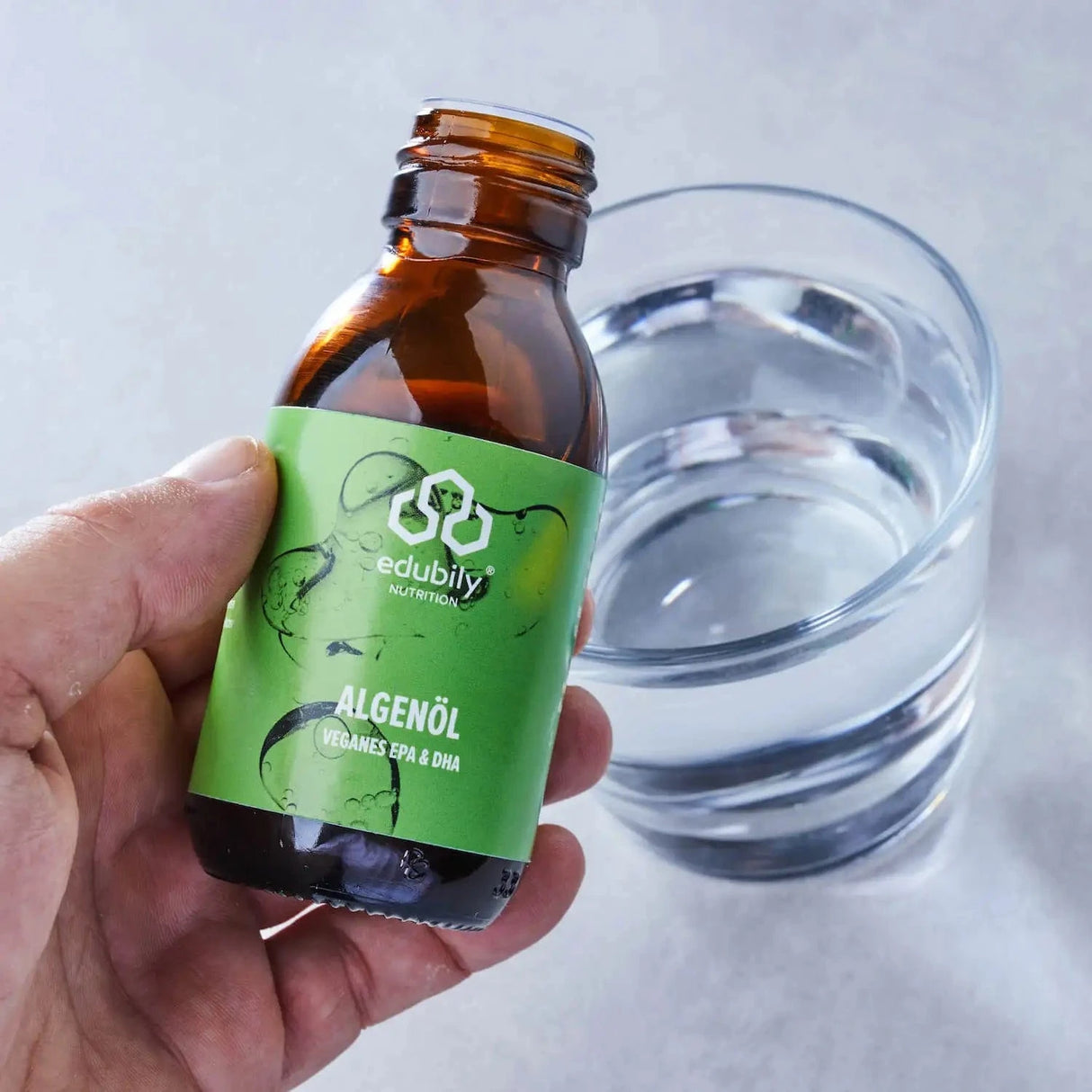 Buy Vegan Algae Oil with EPA & DHA (100 ml) - edubily Omega 3 - Fitness Online Store