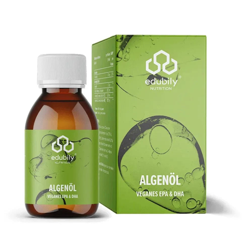 Buy Vegan Algae Oil with EPA & DHA (100 ml) - edubily Omega 3 - Fitness Online Store
