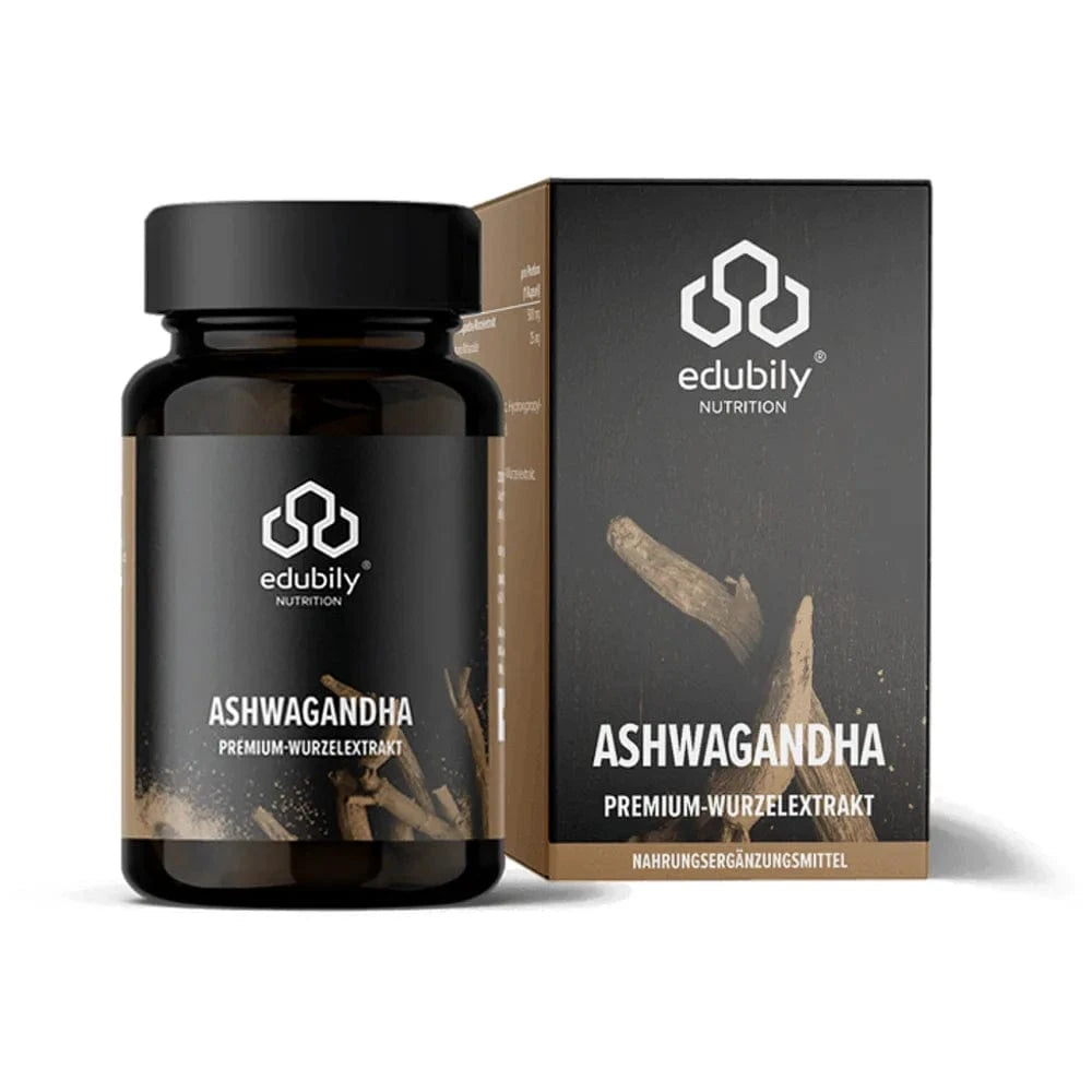 Ashwaghanda Extrakt (60 Kapseln, 36 gramm) kaufen -  edubily Extrakte  - Fitness Onlineshop