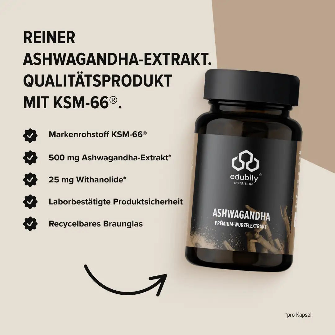 Ashwaghanda Extrakt kaufen -  edubily Extrakte  - Fitness Onlineshop