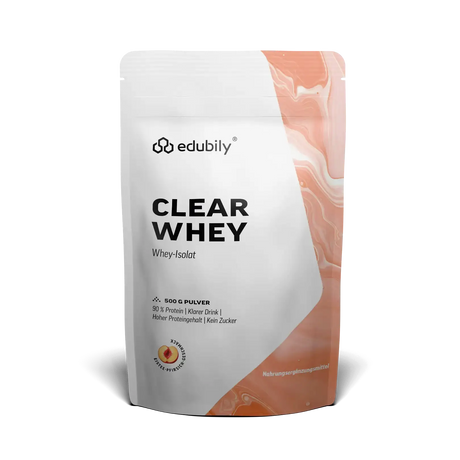 Clear Whey Pfirsich-Eistee kaufen -  edubily Whey Proteinpulver  - Fitness Onlineshop