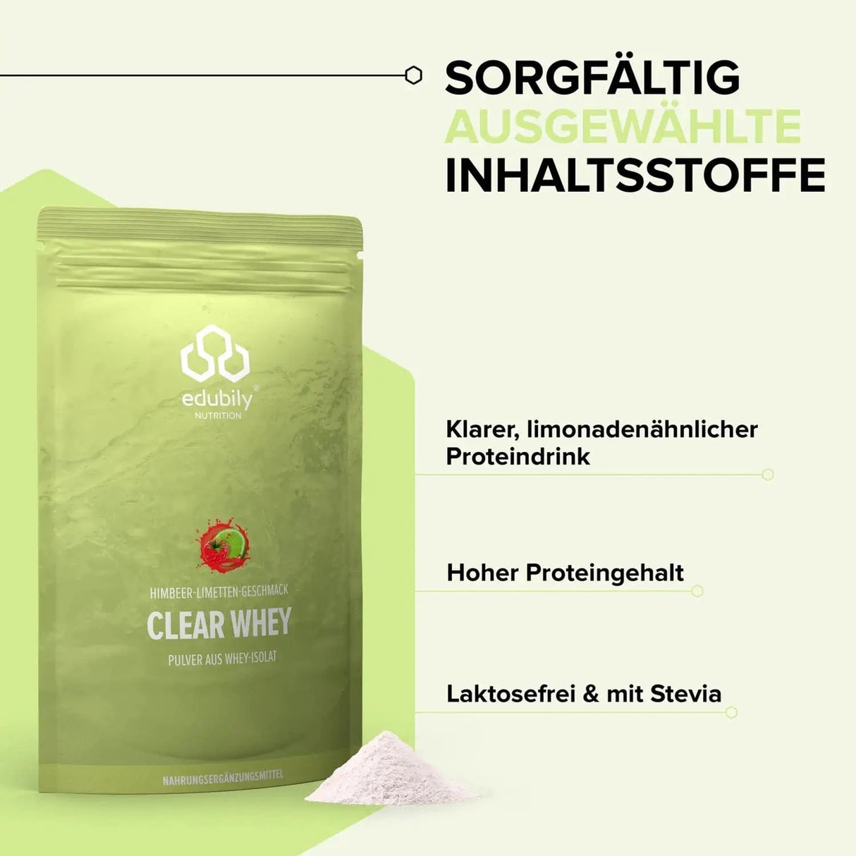 Clear Whey kaufen -  edubily Whey Proteinpulver  - Fitness Onlineshop
