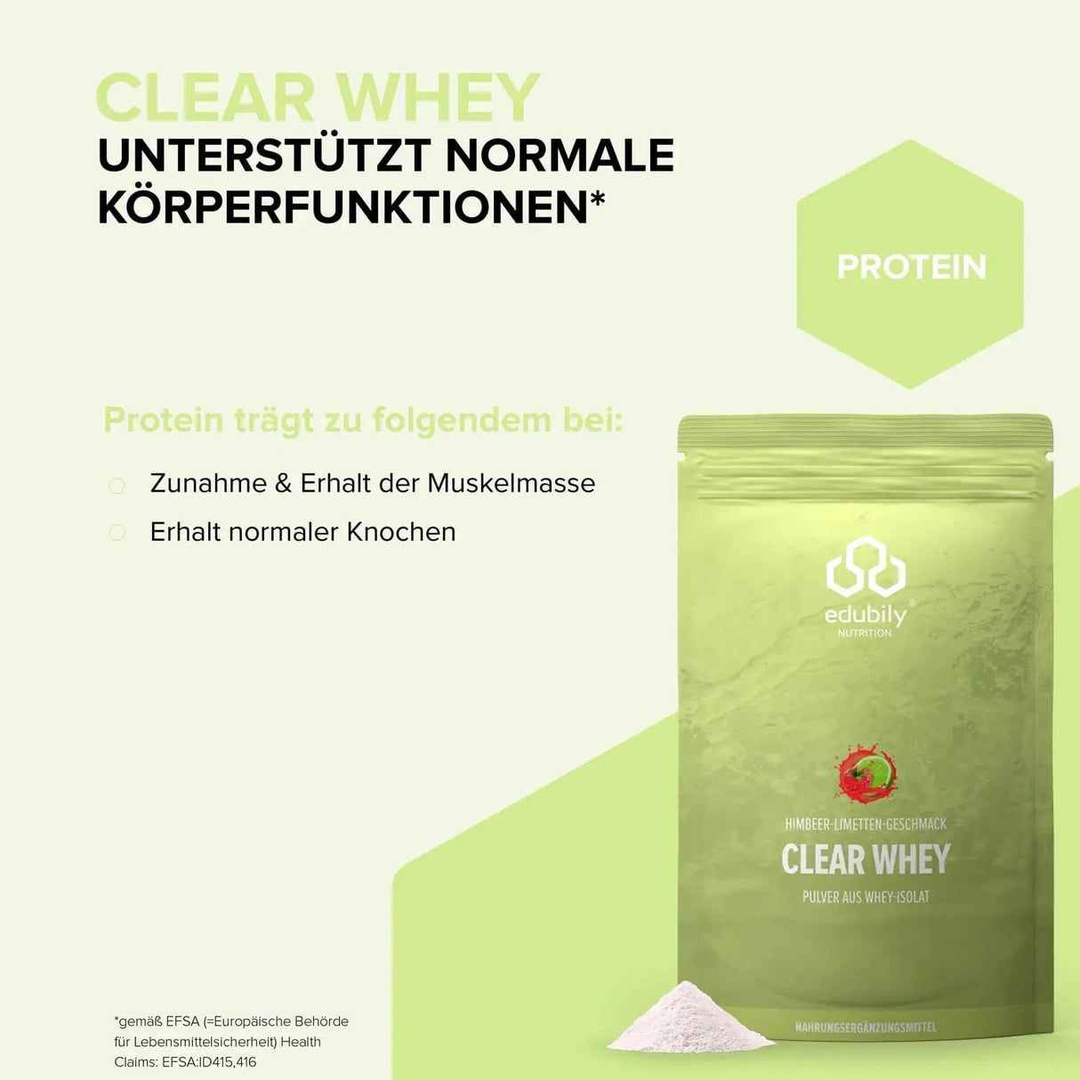 Clear Whey kaufen -  edubily Whey Proteinpulver  - Fitness Onlineshop