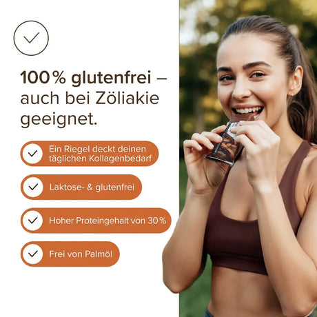 Collagen Bar Dark Chocolate Almond kaufen -  edubily Proteinriegel  - Fitness Onlineshop