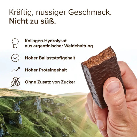 Collagen Bar Dark Chocolate Almond kaufen -  edubily Proteinriegel  - Fitness Onlineshop