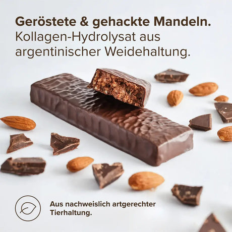 Collagen Bar Dark Chocolate Almond kaufen -  edubily Proteinriegel  - Fitness Onlineshop