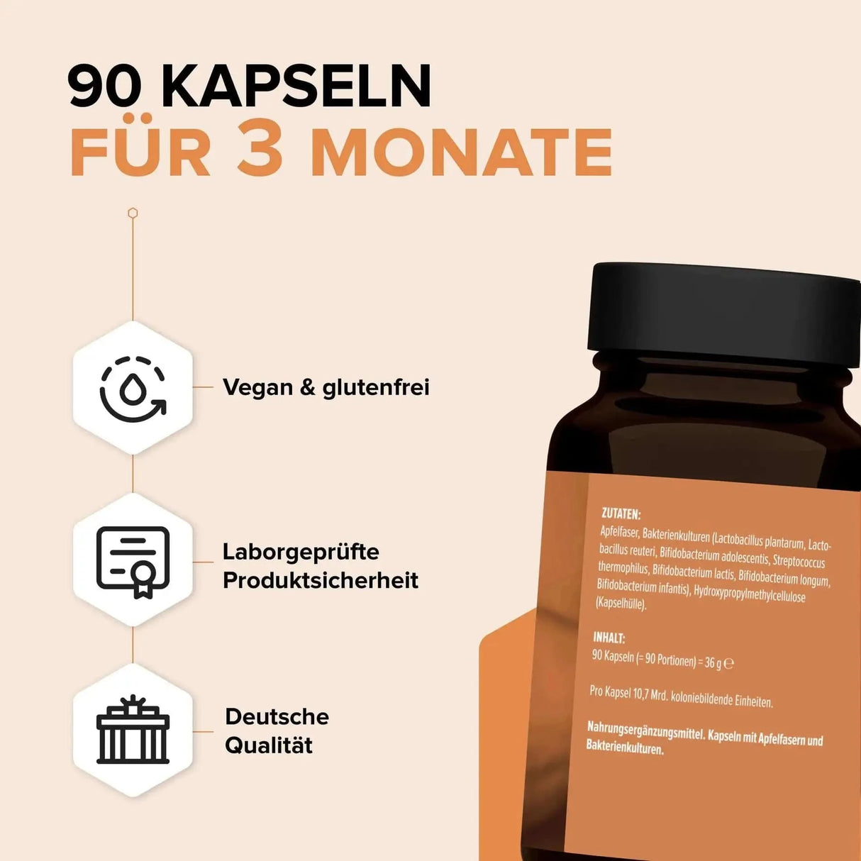 Darmbakterien kaufen -  edubily Verdauung  - Fitness Onlineshop
