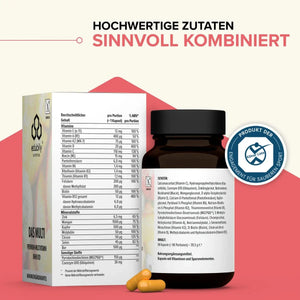 Das Multi - Premium Multivitamin kaufen -  edubily Vitamine  - Fitness Onlineshop