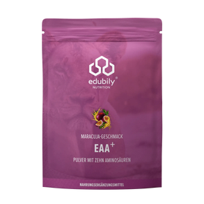 EAA⁺ Pulver (Essenzielle Aminosäuren) Maracuja kaufen -  edubily EAA  - Fitness Onlineshop