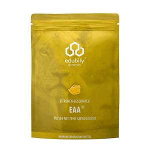 EAA⁺ Pulver (Essenzielle Aminosäuren) Zitrone kaufen -  edubily EAA  - Fitness Onlineshop