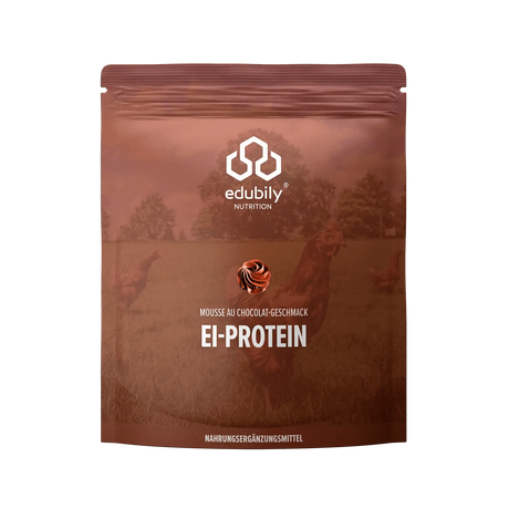 Ei-Protein Pulver aus Freilandhaltung Mousse au chocolat kaufen -  edubily Eiproteinpulver  - Fitness Onlineshop
