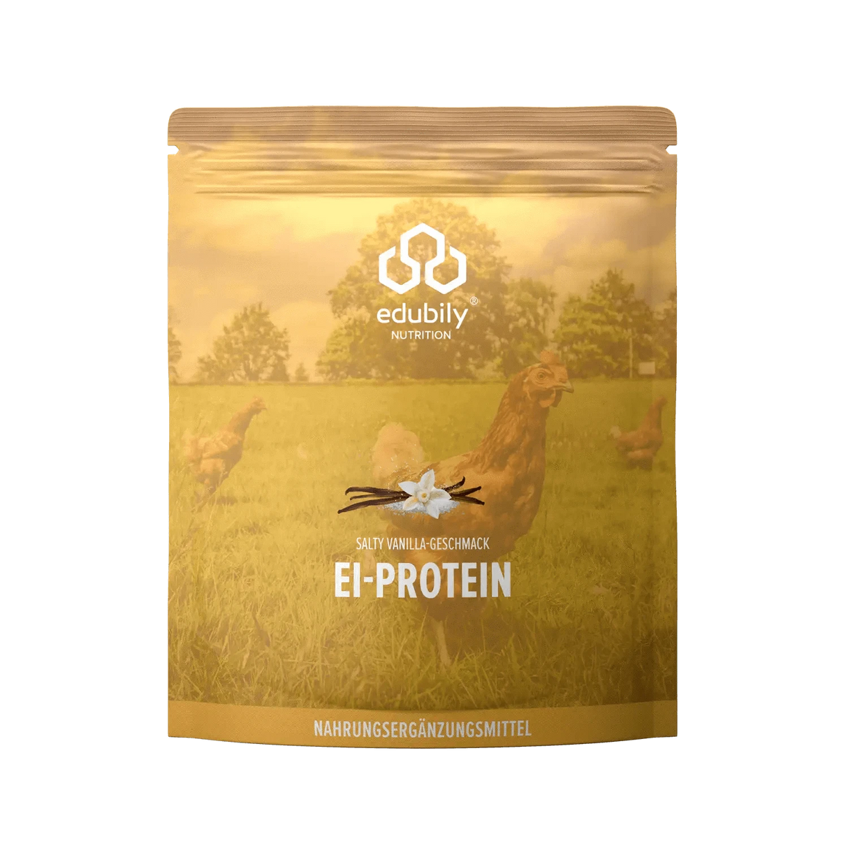 Ei-Protein Pulver aus Freilandhaltung Salty Vanilla kaufen -  edubily Eiproteinpulver  - Fitness Onlineshop
