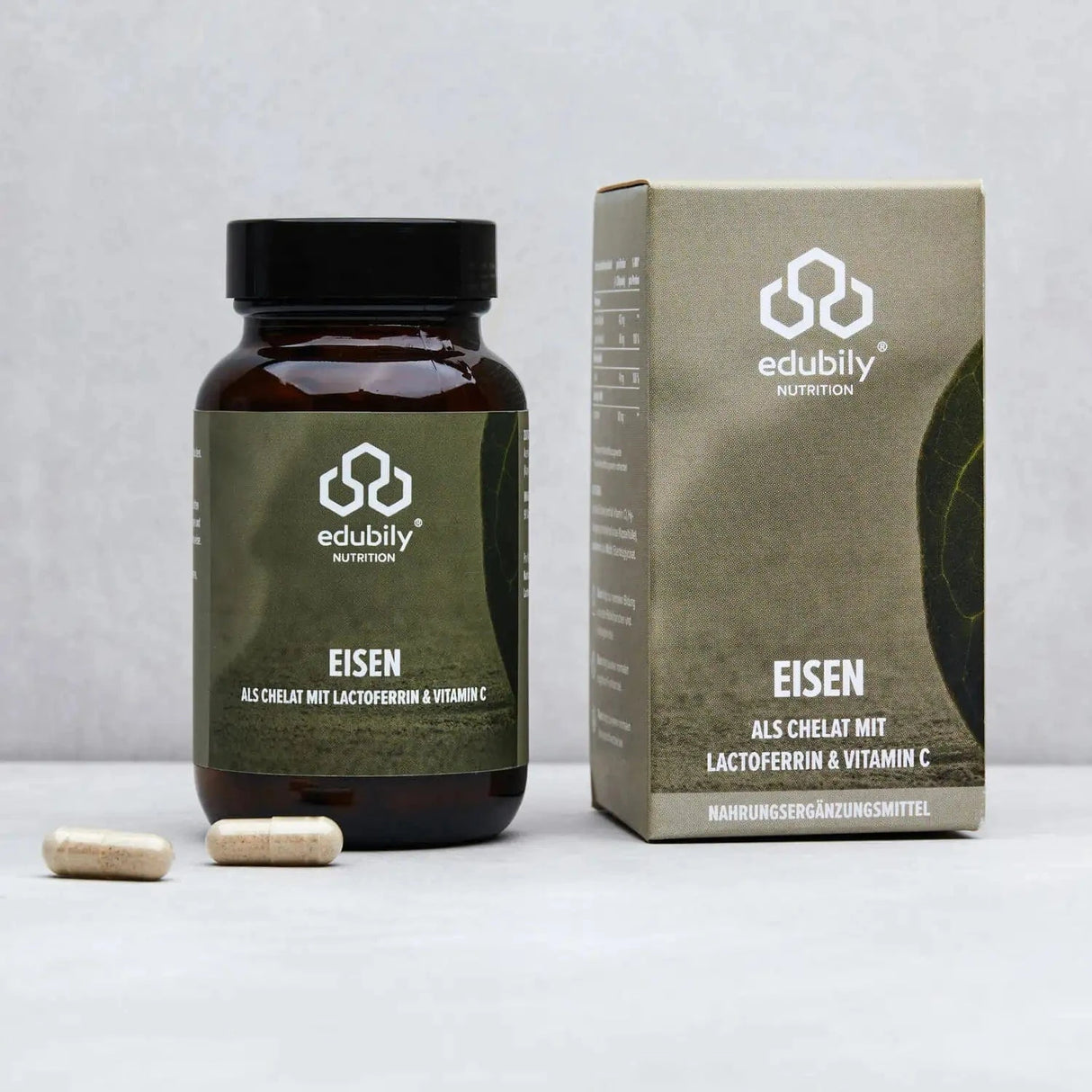Eisen Kapseln mit Lactoferrin kaufen -  edubily Eisen  - Fitness Onlineshop
