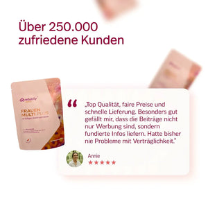 Frauen Multi plus kaufen -  edubily Vitamine  - Fitness Onlineshop