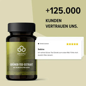 Grüner-Tee-Extrakt Kapseln mit 50 % EGCG kaufen -  edubily Extrakte  - Fitness Onlineshop