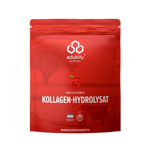 Kollagen-Hydrolysat Pulver 750 g / Kirsche kaufen -  edubily Kollagen  - Fitness Onlineshop