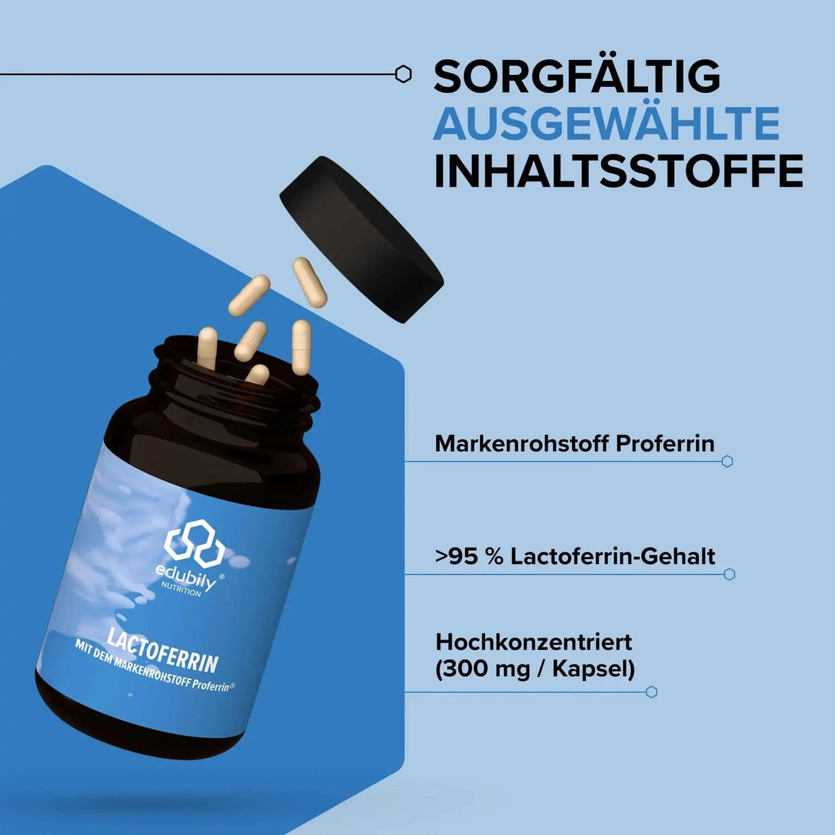 Lactoferrin kaufen -  edubily Gesundheit  - Fitness Onlineshop