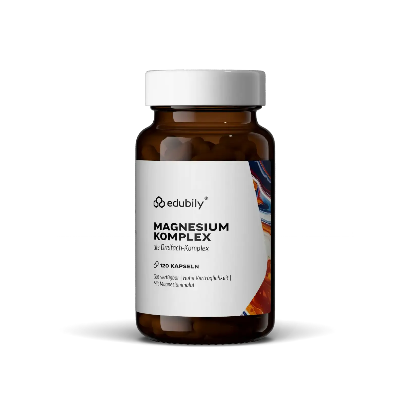 Magnesium-Kapseln 120 Kapseln kaufen -  edubily Magnesium (Mineralstoff)  - Fitness Onlineshop