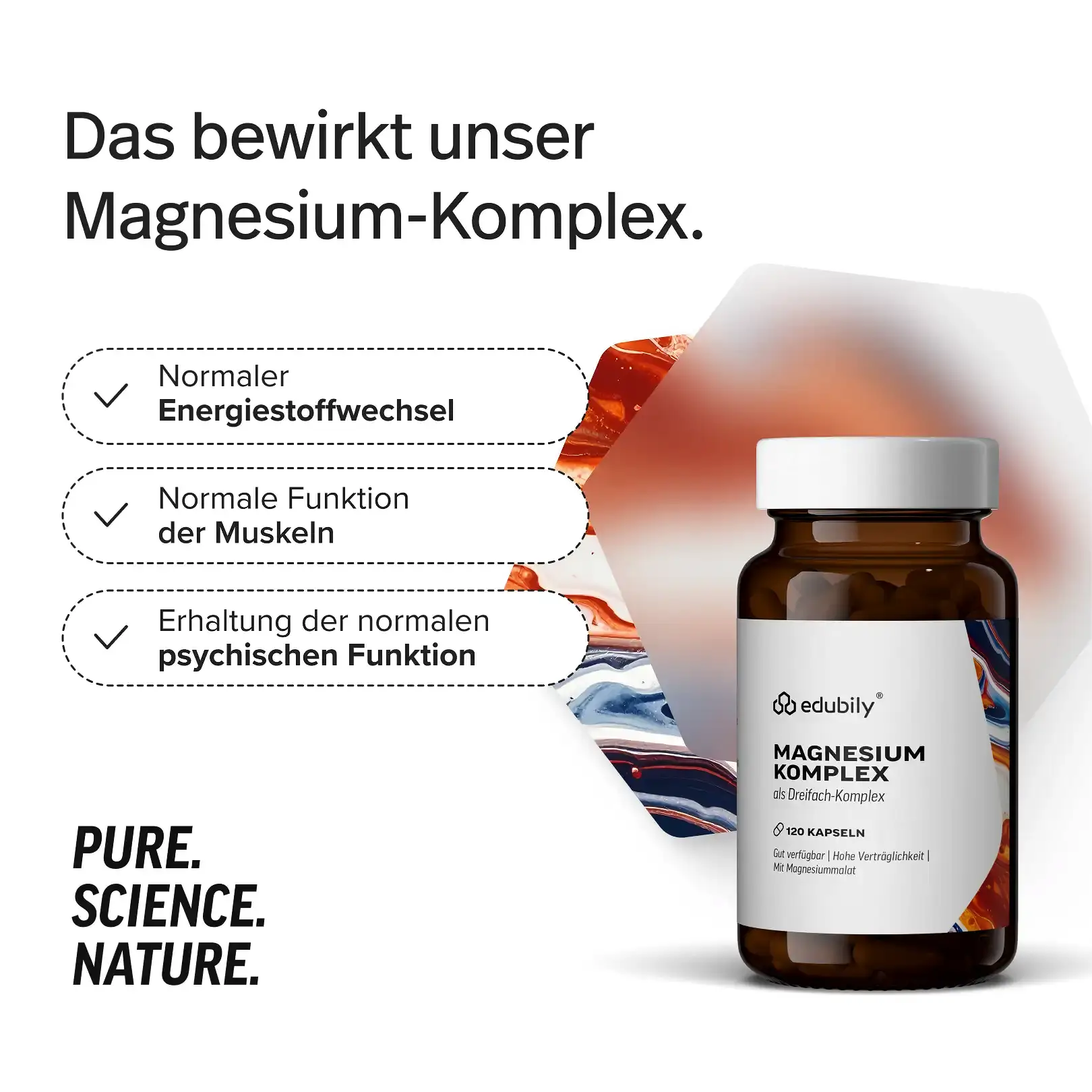Magnesium-Kapseln kaufen -  edubily Magnesium (Mineralstoff)  - Fitness Onlineshop