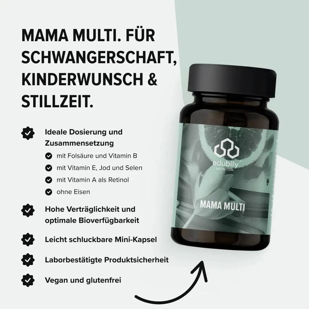Mama-Multi – Premium-Multivitamin für die Frau kaufen -  edubily Vitamine  - Fitness Onlineshop
