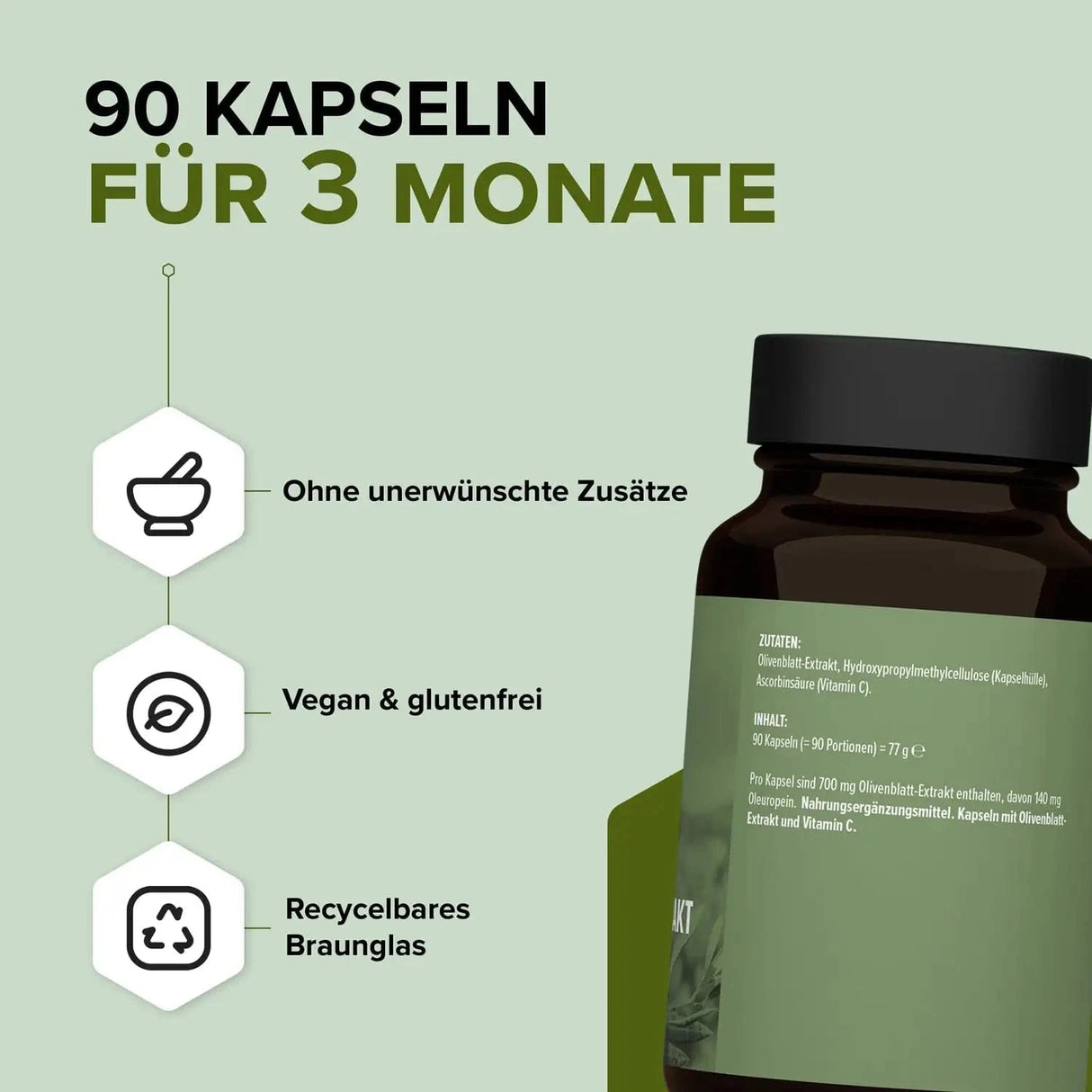 Olivenblatt Extrakt kaufen -  edubily Extrakte  - Fitness Onlineshop