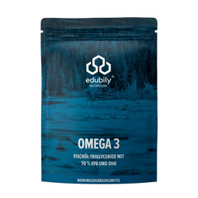 Omega-3 Kapseln – (Triglyceride 70 %) 300 Kapseln kaufen -  edubily Omega 3  - Fitness Onlineshop