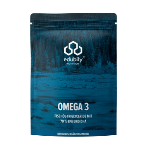 Omega-3 Kapseln – (Triglyceride 70 %) 300 Kapseln kaufen -  edubily Omega 3  - Fitness Onlineshop