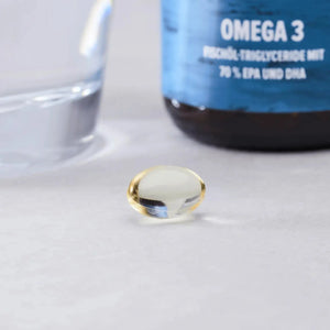 Omega-3 Kapseln – (Triglyceride 70 %) kaufen -  edubily Omega 3  - Fitness Onlineshop