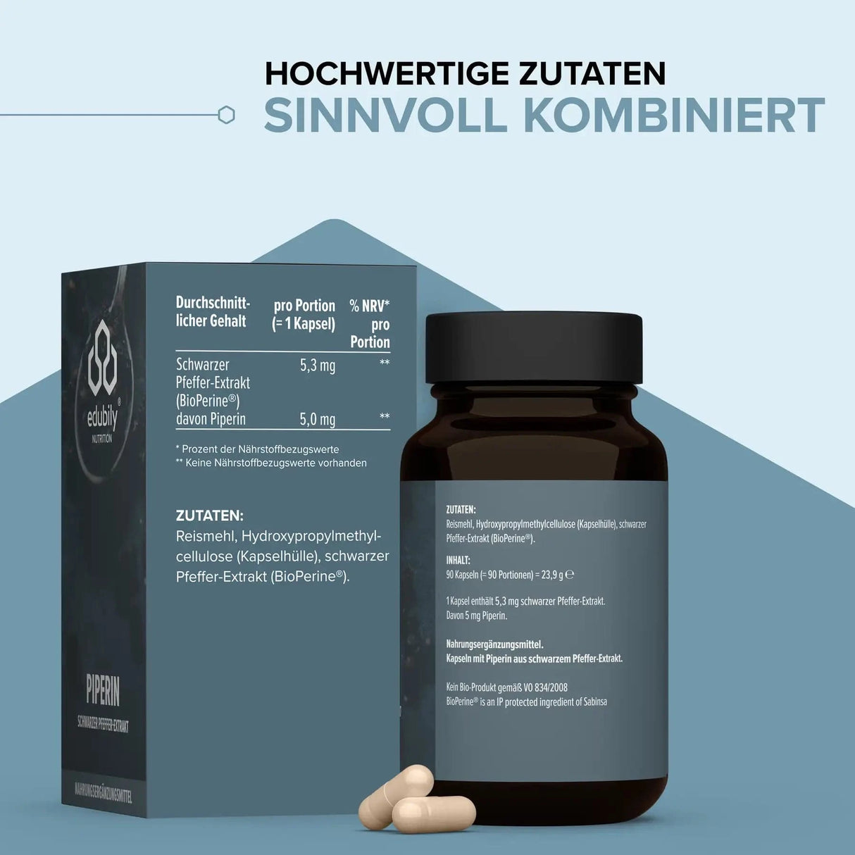 Piperin kaufen -  edubily Gesundheit  - Fitness Onlineshop