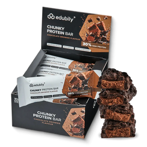 Protein Bar Chunky Chocolate Brownie 12 x 45 g kaufen -  edubily Proteinriegel  - Fitness Onlineshop