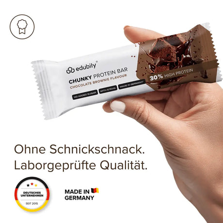 Protein Bar Chunky Chocolate Brownie kaufen -  edubily Proteinriegel  - Fitness Onlineshop