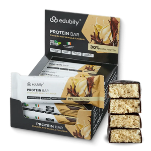 Protein Bar Vanille 12 x 50 g kaufen -  edubily Proteinriegel  - Fitness Onlineshop