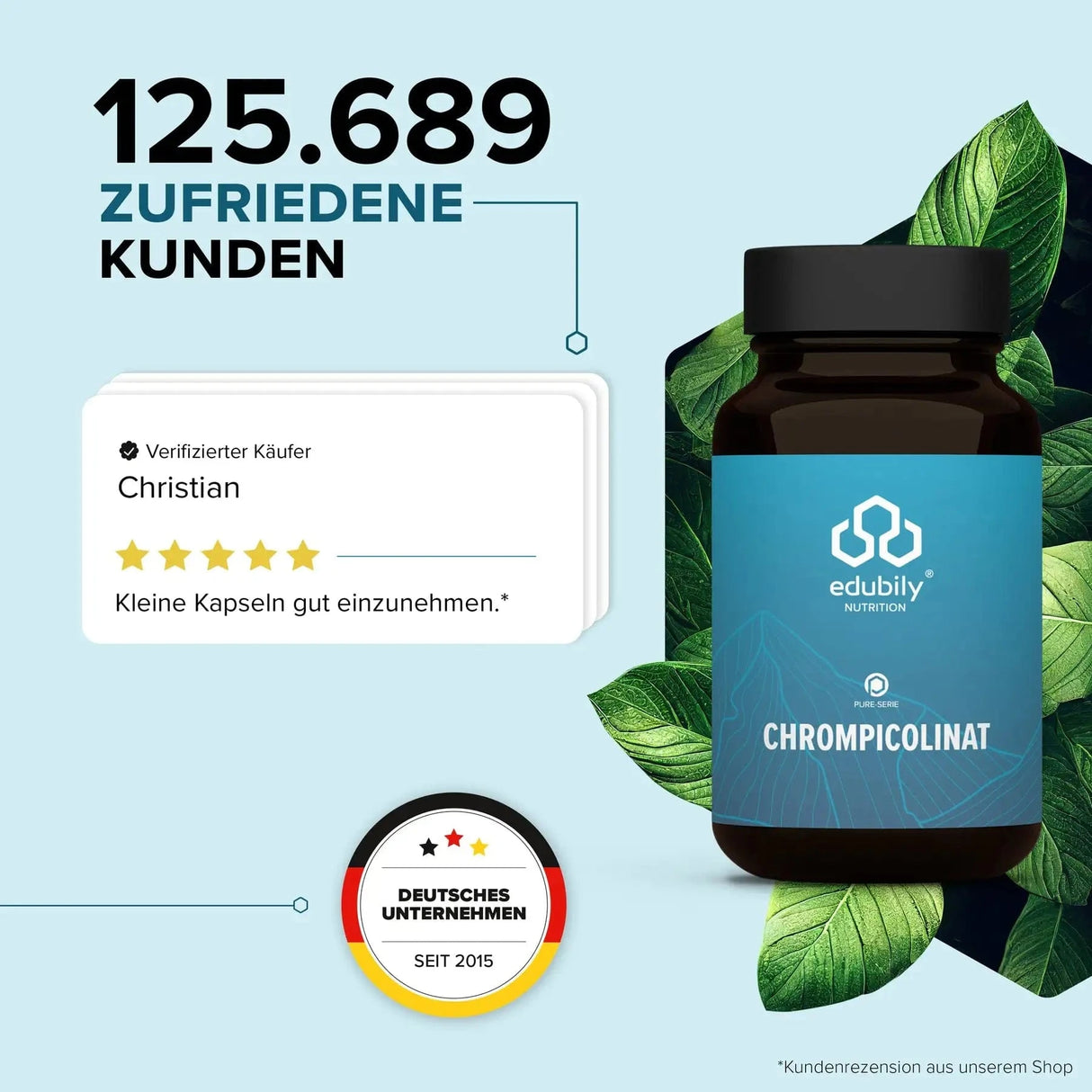 PURE Chrompicolinat Kapseln kaufen -  edubily Chrom  - Fitness Onlineshop