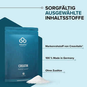 PURE Creatin Pulver Creavitalis® kaufen -  edubily Kreatin  - Fitness Onlineshop