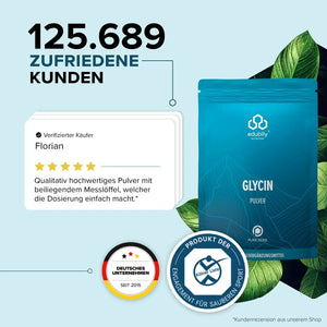 PURE Glycin-Pulver kaufen -  edubily Weitere Aminosäuren  - Fitness Onlineshop