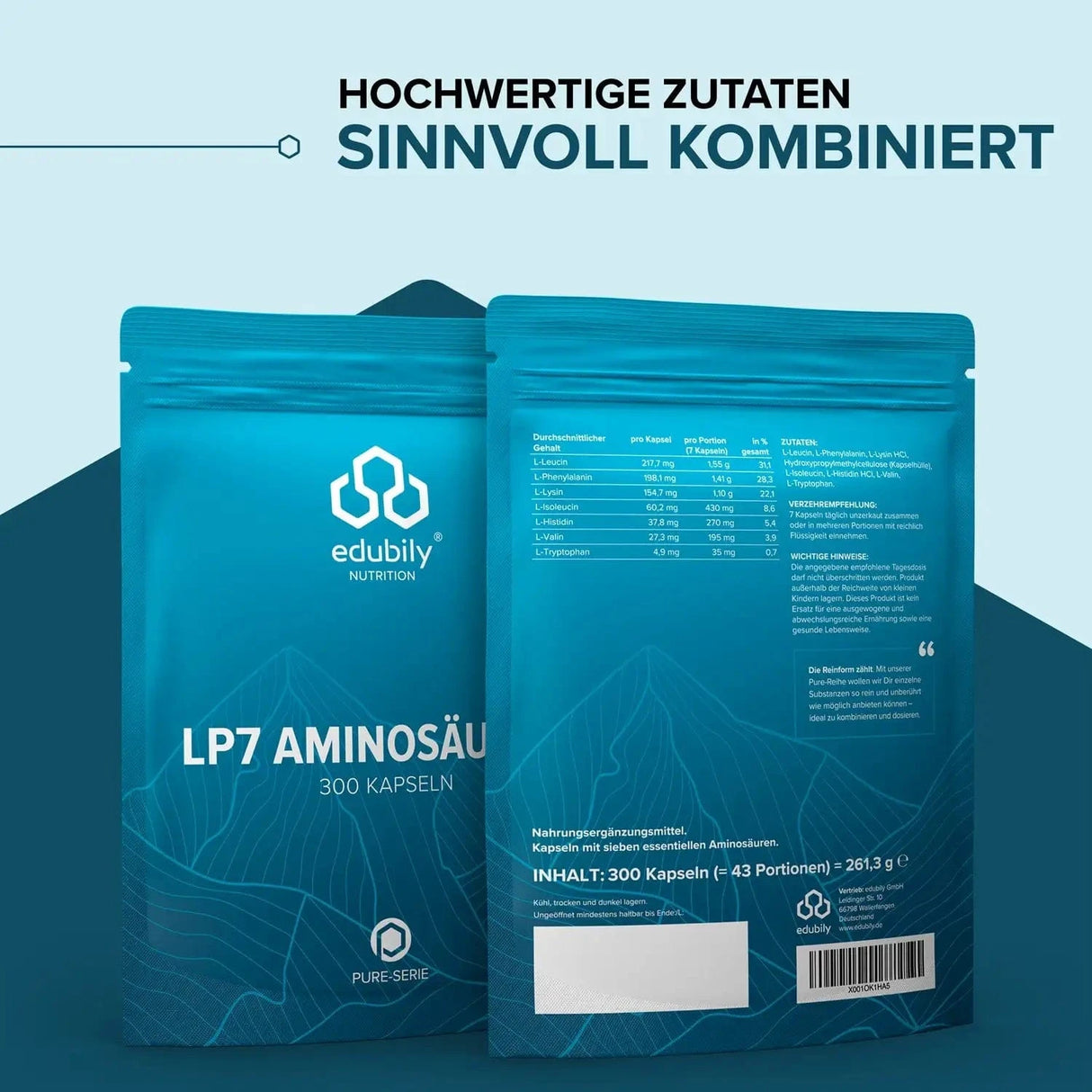 PURE LP7 Aminosäuren kaufen -  edubily Weitere Aminosäuren  - Fitness Onlineshop