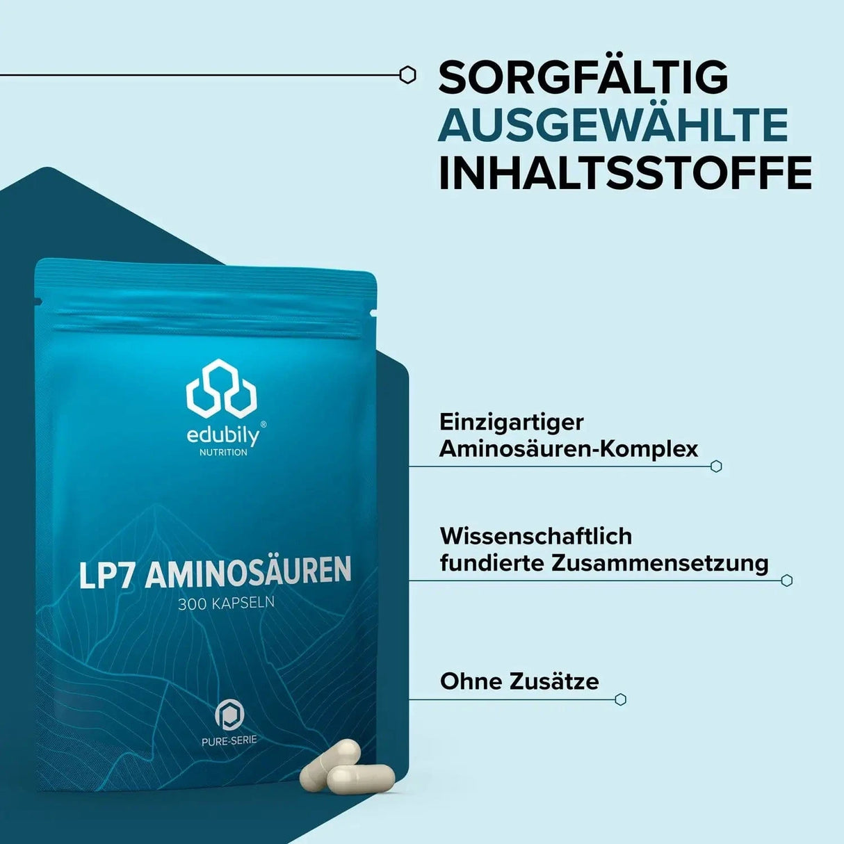 PURE LP7 Aminosäuren kaufen -  edubily Weitere Aminosäuren  - Fitness Onlineshop