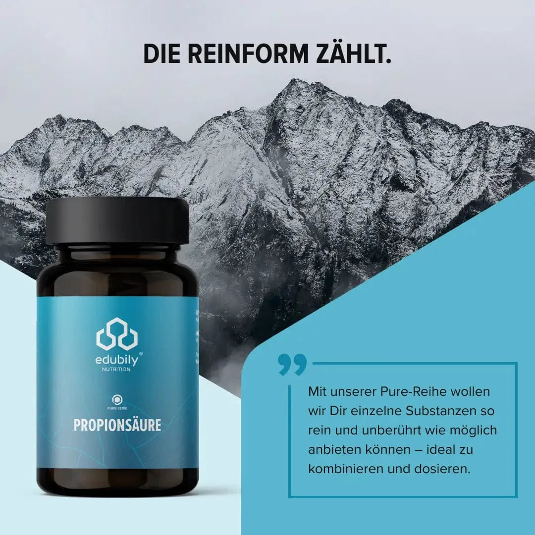 PURE Propionsäure Kapseln kaufen -  edubily Verdauung  - Fitness Onlineshop