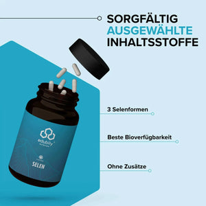 PURE Selen Kapseln kaufen -  edubily Selen  - Fitness Onlineshop