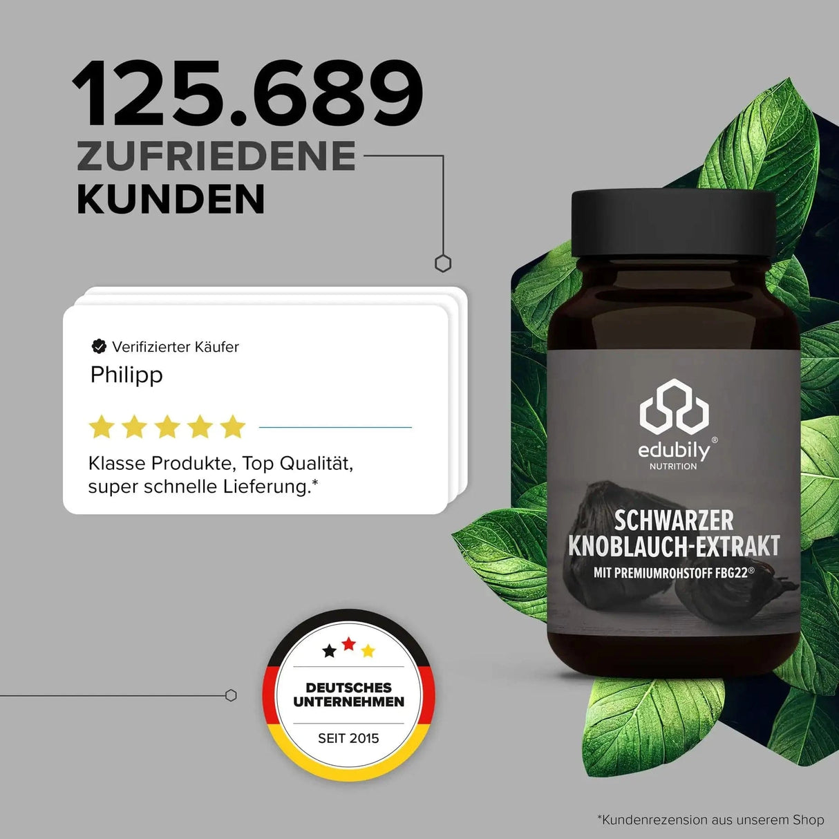 Schwarzer Knoblauch kaufen -  edubily Gesundheit  - Fitness Onlineshop