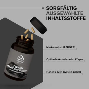 Schwarzer Knoblauch kaufen -  edubily Gesundheit  - Fitness Onlineshop