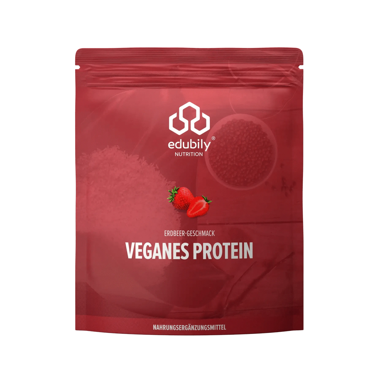 Veganes Proteinpulver Erdbeere kaufen -  edubily Vegane Proteinpulver  - Fitness Onlineshop