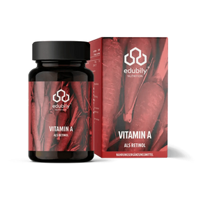 Vitamin A (reines Retinol) 180 Kapseln kaufen -  edubily Vitamine  - Fitness Onlineshop