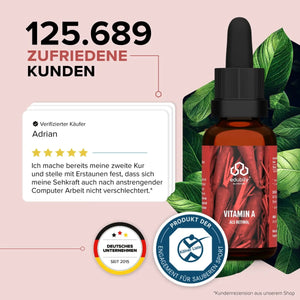 Vitamin A (reines Retinol) kaufen -  edubily Vitamine  - Fitness Onlineshop