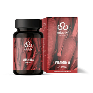 Vitamin A (reines Retinol) kaufen -  edubily Vitamine  - Fitness Onlineshop