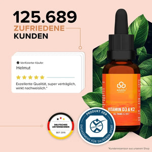 Vitamin D3 & K2 Tropfen 30 ml kaufen -  edubily Vitamine  - Fitness Onlineshop