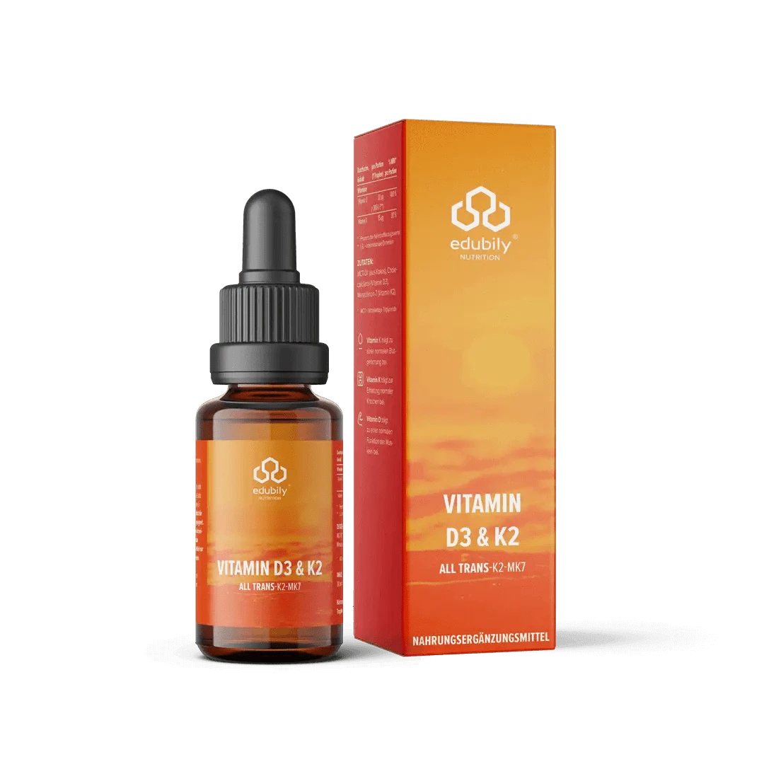 Vitamin D3 & K2 Tropfen 30 ml kaufen -  edubily Vitamine  - Fitness Onlineshop