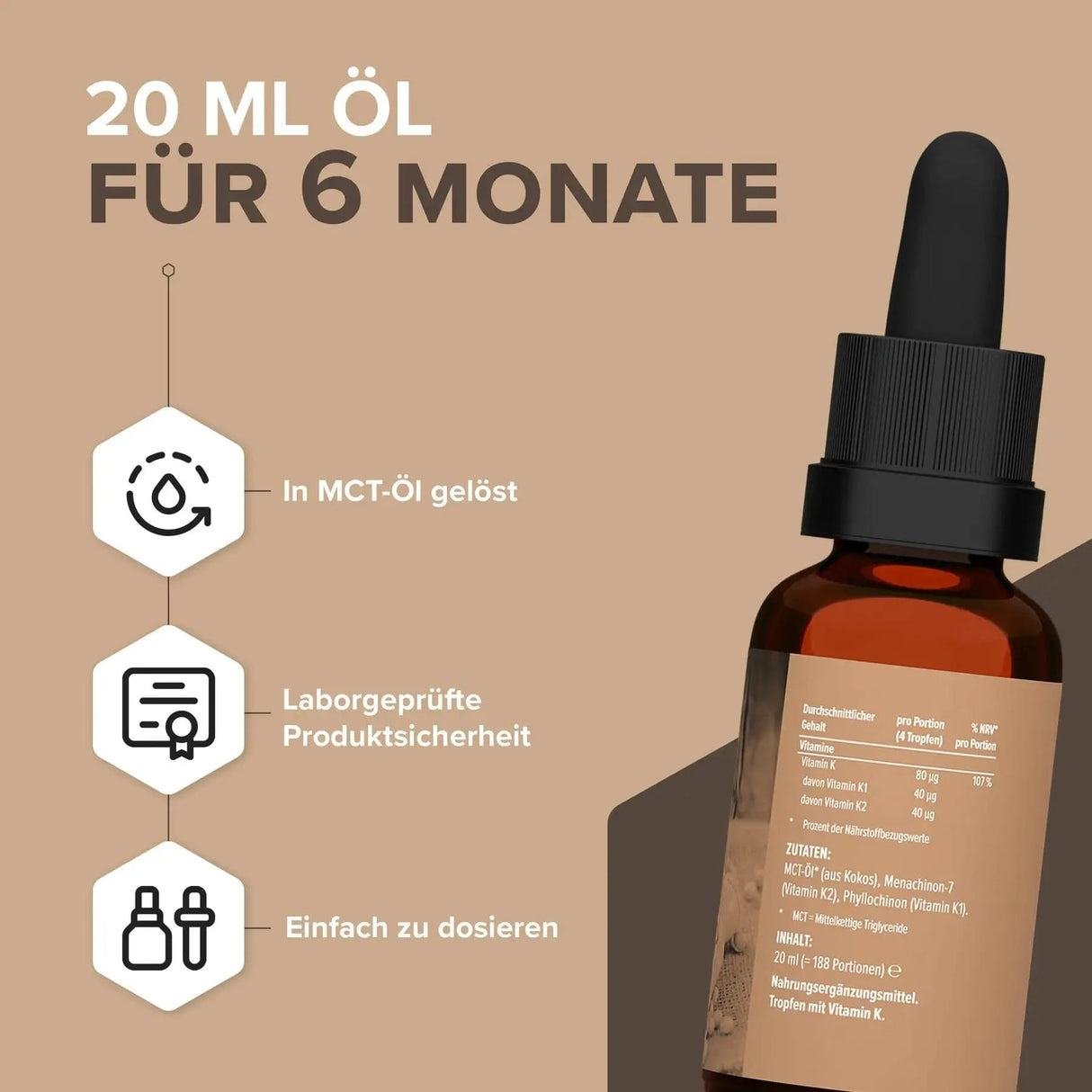 Vitamin K-Komplex mit K1 und K2-MK7 20ml kaufen -  edubily Vitamine  - Fitness Onlineshop