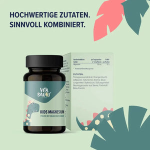 Vitasauri® Kids Magnesium kaufen -  edubily Magnesium (Mineralstoff)  - Fitness Onlineshop